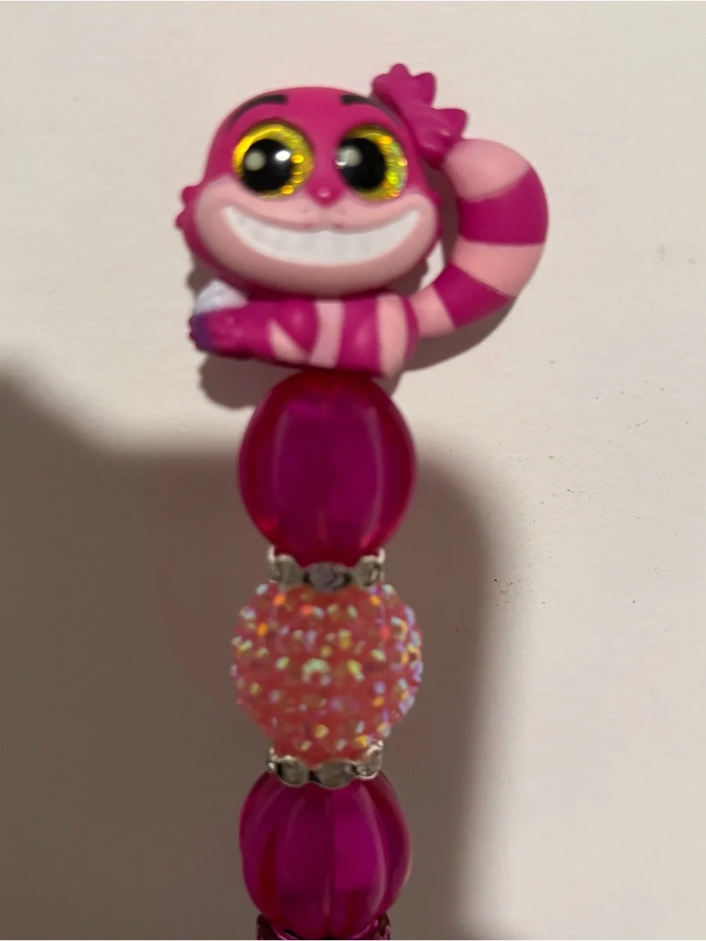 Handmade pen. New no tags Cheshire cat.